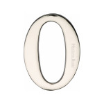 M Marcus Heritage Brass Numeral 0 - 51mm Self Adhesive